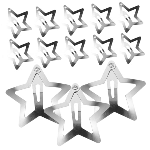 HEATSHAKING 20 Stück Kleine Süße Haarspangen aus Metall Fünfzackige Sterne Haarklammern für Damen Dekorative Haarschmuck Clips Robust und Langlebig als Geschenk für Geburtstag und Festtage von HEATSHAKING