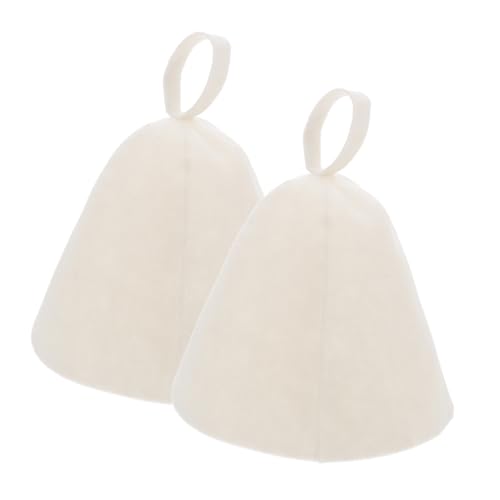 HEATSHAKING 2stücke Leichte Sauna-hüte Aus Filz Isolierend Und Tragbar Verdickte Duschhaube Für Männer Und Frauen Für Sauna Und Dampfbad Schützt Vor Hitze Und Sorgt Für Komfort von HEATSHAKING