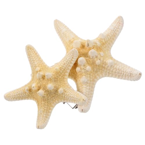 HEATSHAKING 2Stücke Handgemachte Seestern Haarspangen für und Mädchen Haarklammern für Strandpartys und Besondere Anlässe Zufällige Farben als von HEATSHAKING