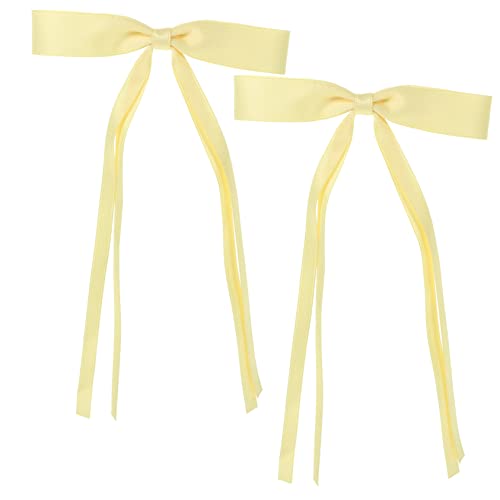 HEATSHAKING 2stücke Haarschleifen Mit Schleifen-design Spitze Haarspangen Für Damen Teenager Mädchen Metall-clip Leicht Langlebig von HEATSHAKING