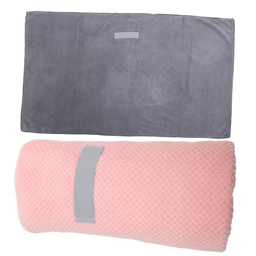 HEATSHAKING 2stücke Haartuchwickel Aus Fleece Für Nasses Haar Schnell Trocknend Und Saugfähig Bequemer Kopftuchwickel Für Frauen Und Mädchen Für Reisen Und Spa von HEATSHAKING