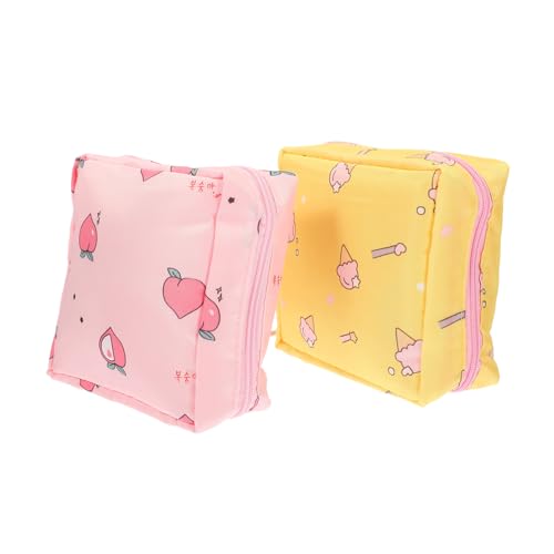 HEATSHAKING 2stücke Tasche Für Aus Hochwertigem Material Aufbewahrungstasche Für Damenbinden Beutel Für Menstruationsbinden Reisen Sicher Und Langlebig Exquisites Design Für Mädchen von HEATSHAKING