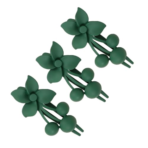 HEATSHAKING 3 Stück Französische Haarklammern Große Blumen Haarspangen Starker für Dünnes Haar Vielseitiger Haarschmuck Damen Hochzeit Party Alltagsgebrauch von HEATSHAKING