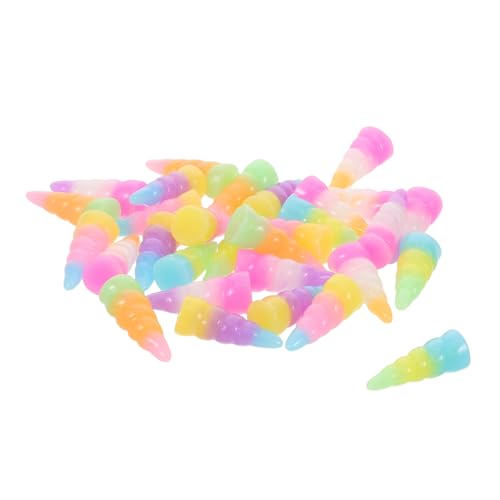 HEATSHAKING 30 Stück Diy Horn Bastelset für Resin Haaraccessoires für Haarspangen Kopfbedeckung Partydekorationen und Stylingbedarf für Kleinkinder von HEATSHAKING