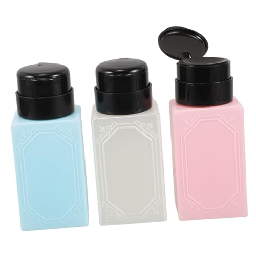 HEATSHAKING 3stücke Nagellackbehälter Mit Klappdeckel Leere Pumpflasche Nachfüllbare Spenderflasche Für Make-up-entferner Reisekosmetikverpackung Pumpspenderflaschen Für Flüssigkeiten HEATSHAKING 3stücke Nagellackbehälter Mit Klappdeckel Leere Pumpflasche Nachfüllbare Spenderflasche Für Make-up-entferner Reisekosmetikverpackung Pumpspenderflaschen Für Flüssigkeiten von HEATSHAKING