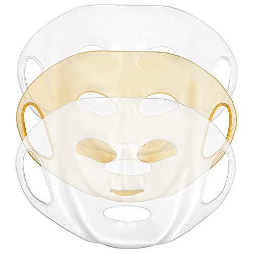HEATSHAKING 3stücke Silikon-gesichtsmaske Wiederverwendbar Mit Ohrbügel Für Maskenabdeckung Feuchtigkeitspflege Gesichtsmaske Schönheitsmaske Für Frauen von HEATSHAKING