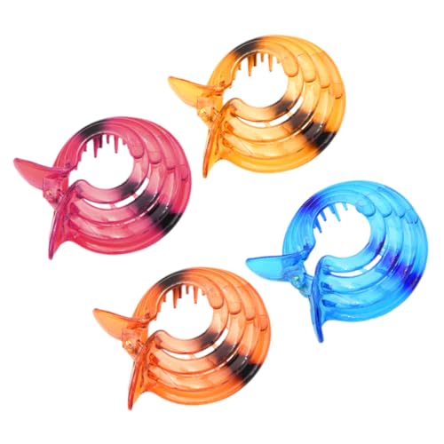 HEATSHAKING 4 Stück Moderne Große Haarklammern im Dekorative Farbige Haarspangen für Dünnes und Dickes Haar Starker für Alltag Party Hochzeit Vielseitiger Haarschmuck für Damen von HEATSHAKING