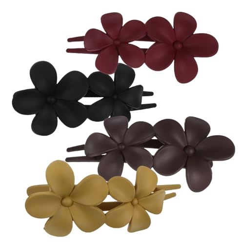 HEATSHAKING 4 Stück Teiliges Große Blumenklaue Haarklammern für Frauen Stabile Langlebige Haarkrallen Clips Vielseitig Einsetzbar für Dünnes Haar Sicherer und Komfortables Tragen bei Alltag HEATSHAKING 4 Stück Teiliges Große Blumenklaue Haarklammern für Frauen Stabile Langlebige Haarkrallen Clips Vielseitig Einsetzbar für Dünnes Haar Sicherer und Komfortables Tragen bei Alltag von HEATSHAKING