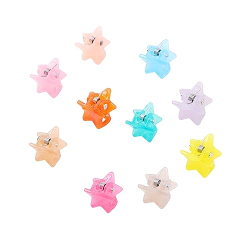 HEATSHAKING 40 Stück Teiliges Mini Haarklammern Sternform Niedliche Haarspangen für Mädchen Leicht und Langlebig für Verschiedene Hairstyles und Anlässe von HEATSHAKING