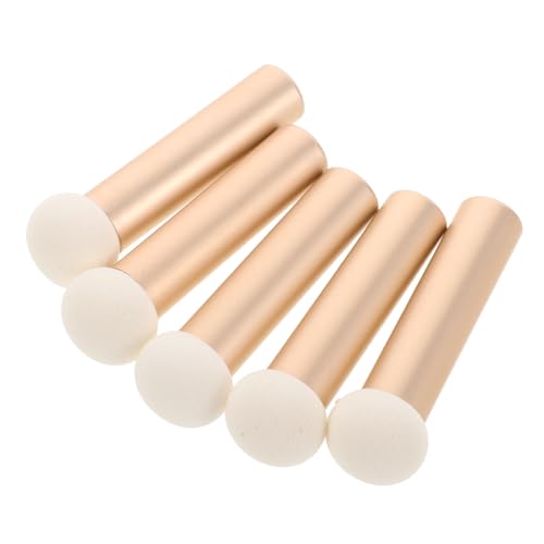HEATSHAKING 5stücke Teiliges Concealer-pinselset Für Frauen Hochwertige Make-up-pinsel Mit Aluminiumgriff Und Schwammkopf Für Anwendung Von Concealer Mischen Von Make-up Für Zuhause Und von HEATSHAKING