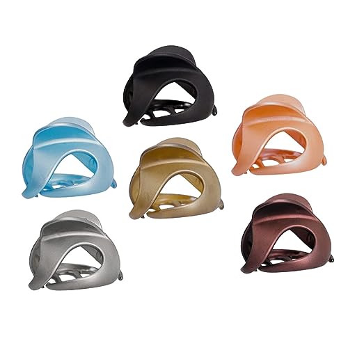 HEATSHAKING 6 Stück Haarspangen für Damen Rutschfeste Haarklammern Vielseitige Haar Clips aus Robustem Material und für Bad Makeup und Reisen von HEATSHAKING