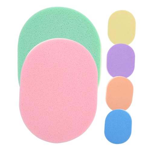HEATSHAKING 6 Stück Teiliges Waschbare Gesichtsreinigungsschwämme Sanftes Peeling Hohe Absorption Wiederverwendbare Make Up Entferner Pads für Effektive Hautreinigung Zuhause HEATSHAKING 6 Stück Teiliges Waschbare Gesichtsreinigungsschwämme Sanftes Peeling Hohe Absorption Wiederverwendbare Make Up Entferner Pads für Effektive Hautreinigung Zuhause von HEATSHAKING