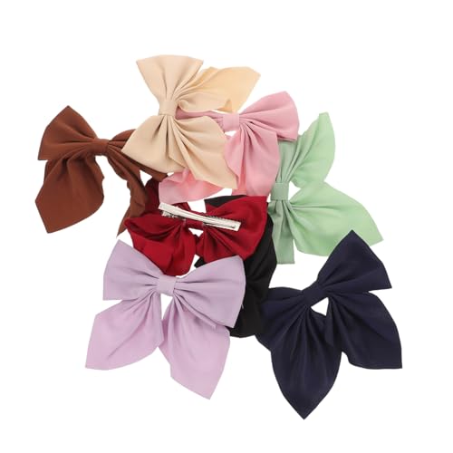 HEATSHAKING 8 Stück Japanische Haar Accessoires Schleifenclips Für Frauen Mädchenschleifen Für Die Schule Haarschleifenclips Für Mädchen Schleifen Haarnadeln Schleife Entenschnabel von HEATSHAKING