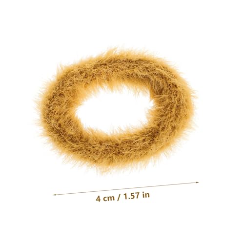 HEATSHAKING 8 Stück Teiliges Kleine Haargummis aus Weichem Plüsch Elastisch und Leicht Bunte Zopfgummis für Kleinkinder Mädchen Schonend und Fest Haltend für Ponytail und Alltag von HEATSHAKING