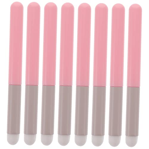 HEATSHAKING 8 Stück Teiliges Lippenpinsel für Makeup Tragbarer Lippenstiftpinsel und für Lippen Lidschatten und Concealer für Damen und Profis für Unterwegs von HEATSHAKING