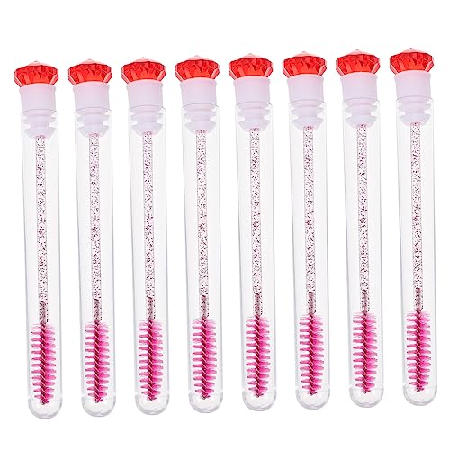 HEATSHAKING 8stücke Wimpernbürste Wimpernkamm Für Mascara Augenbrauenbürste Mit Handlichem Griff Für Einfache Aufbewahrung Und Komfortablen Transport Für Gleichmäßiges Bürsten Der von HEATSHAKING