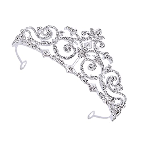 HEATSHAKING Braut Tiara mit Funkelnden Strasssteinen Eleganter Damen Haarreif für Hochzeit Geburtstagsfeier und Festliche Anlässe Langlebiges Design Prinzessinnen Krone für Besondere von HEATSHAKING