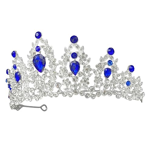 HEATSHAKING Brautkrone mit Funkelnden Strasssteinen Leichtes Stabiles Stirnband für Damen und Mädchen Geeignet für Hochzeit Verlobung und Festliche Anlässe Langlebiges Haarschmuck Accessoire von HEATSHAKING