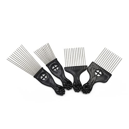 HEATSHAKING Breitzahn Rake Comb mit Kunststoffgriff Professioneller Haarkamm zum Entwirren und Stylen für Dickes Langes Haar Glättender Slick Comb zur Kopfhaut Geeignet für Damen und Herren von HEATSHAKING