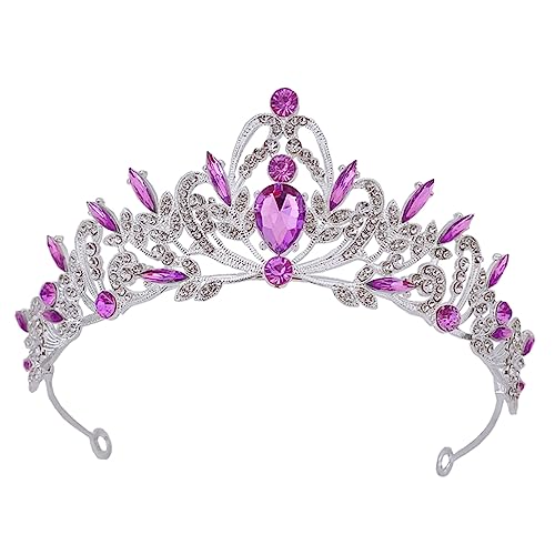 HEATSHAKING Eleganter Vintage Braut Haarschmuck mit Funkelnden Strasssteinen Filigrane Stirnband Damen Kopfschmuck für Hochzeit Festival und Besondere Anlässe Silber Design von HEATSHAKING