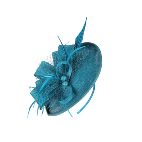 HEATSHAKING Faszinierendes Haarschmuck Accessoire mit Federn und Blüten für Partys Leichter Haarschmuck für Damen für Besondere Anlässe und Feiern von HEATSHAKING