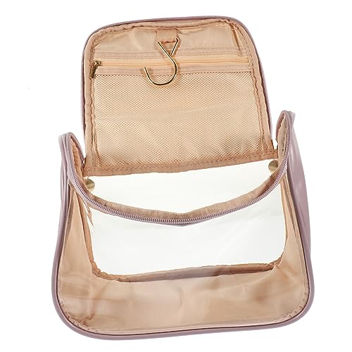 HEATSHAKING Große Kosmetiktasche Damen Reise Kulturbeutel Transparent Hängend mit Großer Kapazität Praktisch für Make Up und Toilettenartikel Organizer für Outdoor und Geschäftsreisen von HEATSHAKING