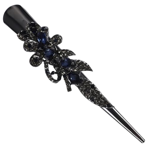 HEATSHAKING Große Metall haarklammer mit Funkelnden Strasssteinen Elegante Haarklammer für Damen Modischer Haarschmuck für Partys Hochzeit und Alltag Robustes Design Stilvolle Haaraccessoires von HEATSHAKING