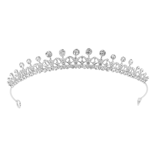 HEATSHAKING Hochzeitskrone mit Funkelnden Strasssteinen Leichter Brautschmuck für Damen Vielseitiges Haar Accessoire für Hochzeit Geburtstag Party und Besondere Anlässe von HEATSHAKING