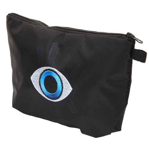 HEATSHAKING Kosmetiktasche Aufbewahrungstasche Kulturtasche Reise Make Up Tasche Make Up Tasche Mit Fächern Mit Augen Evil Eye Bag Evil Toiletry Bag Organizer Reise von HEATSHAKING