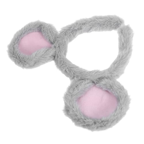 HEATSHAKING Mausohren-stirnband Für Junge Mädchen Aus Plüsch Tierkopfbedeckung Für Cosplay Verstellbares Haarband Für Halloween Und Aufführungen Weich Und Komfortabel von HEATSHAKING