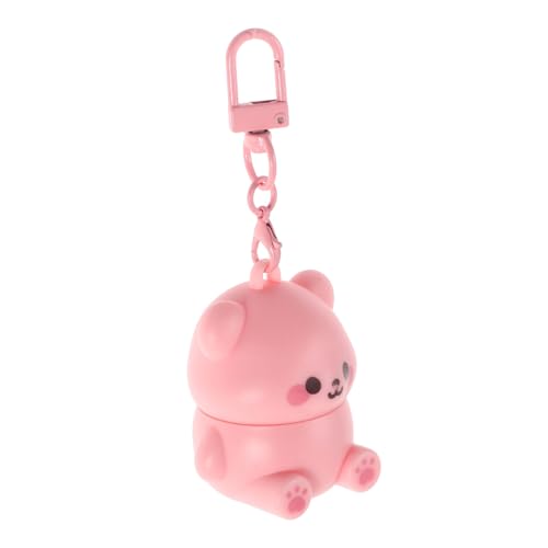 HEATSHAKING Niedlicher Lippenbalsam Bear Shape Feuchtigkeitsspendend und Pflegend für Kleinkinder Mädchen mit Erdbeerduft Schutz vor Trockenheit und Rissbildung Tragbar als und Party von HEATSHAKING