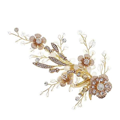 HEATSHAKING Perlen Blumen Haarnadeln Für Damen Haarspangen Mit Perlen Für Frauen Hochzeit Kopfschmuck Aus Legierung Retro Stil Haar Accessoires von HEATSHAKING
