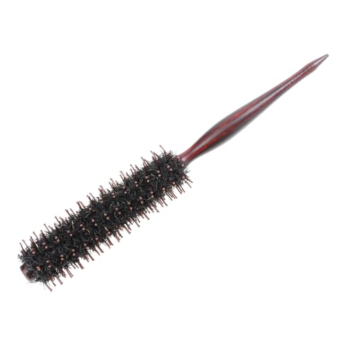 HEATSHAKING Runde Borsten Haarbürste mit Holzgriff Entwirrbürste für Männer Locken und Stylen von Mittellangem Langem Haar Langlebig und Sicher von HEATSHAKING