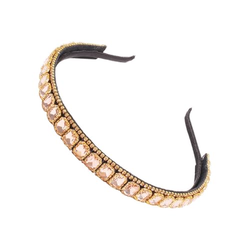 HEATSHAKING Stilvolles Stirnband aus Legiertem Material mit Funkelnden Strasssteinen Modisches Haarschmuck accessoire für Damen und Mädchen Vielseitig Kombinierbar Langlebig und Geeignet für von HEATSHAKING