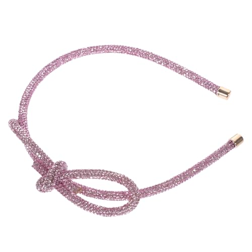 HEATSHAKING Strass Haarband Damen mit Schleife Leichtes Schmales Haarreif mit Knoten design Modisches Stirnband für Mädchen Geeignet für Hochzeit Geburtstag Abschlussfeier und Formelle von HEATSHAKING