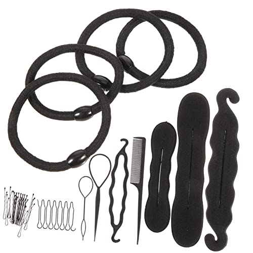 HEATSHAKING Teiliges Haarstyling Haarknoten Tools Haar Dutt Frisurenhilfe für Zöpfe Einflechten und Eleganten Leichtes Kompaktes Design für Damen und Mädchen von HEATSHAKING