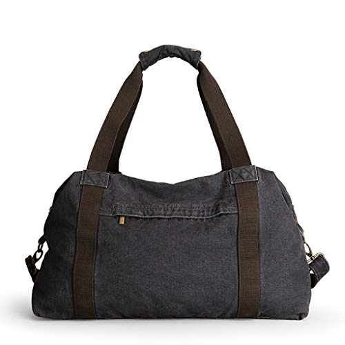 Turnbeutel/Sporttaschen Beiläufige Segeltuch-große Kapazitäts-Spielraum-Beutel-Handgepäck-Tasche Kurzstrecke Reisetasche Reisetaschen (Color : B) von HEBBES