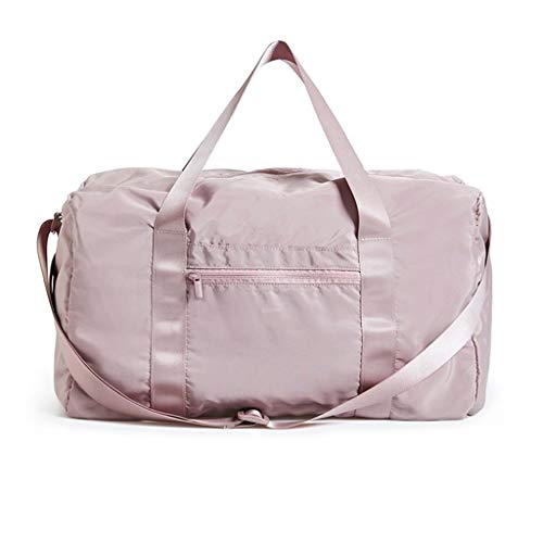 Turnbeutel/Sporttaschen Reisetasche Kurzstrecken-Licht und große Kapazität wasserdichte Handgepäcktasche Sport Sporttasche Reisetaschen (Color : Pink) von HEBBES