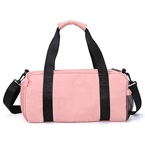 Turnbeutel/Sporttaschen Sport Compartment Fitness Tasche Frauen (mit Schuhtasche and Wet Bag) Fitness Reisetasche, (pink) Reisetaschen von HEBBES