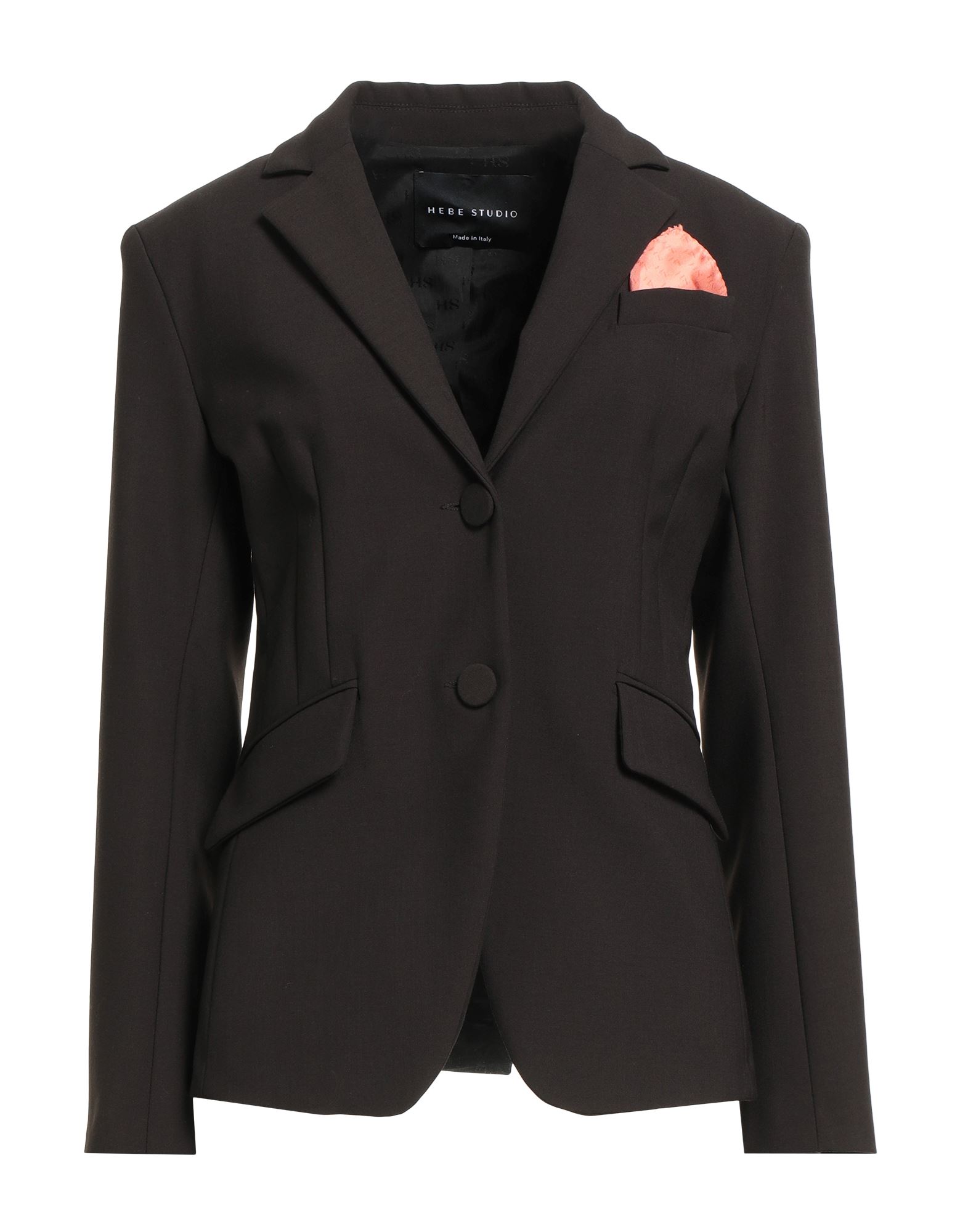 HEBE STUDIO Blazer Damen Dunkelbraun HEBE STUDIO Blazer Damen Dunkelbraun von HEBE STUDIO
