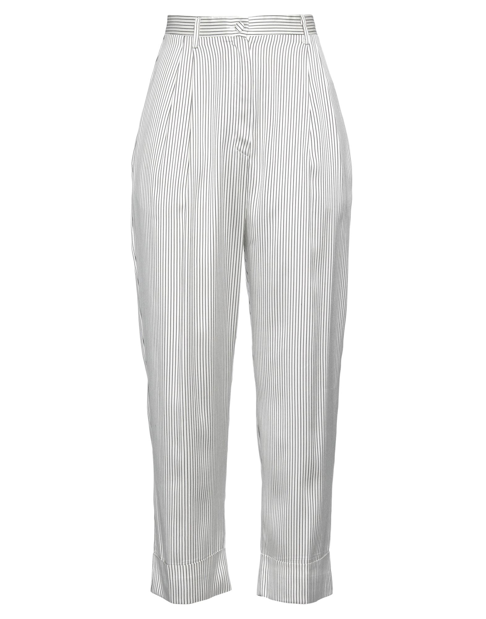 HEBE STUDIO Hose Damen Off white von HEBE STUDIO