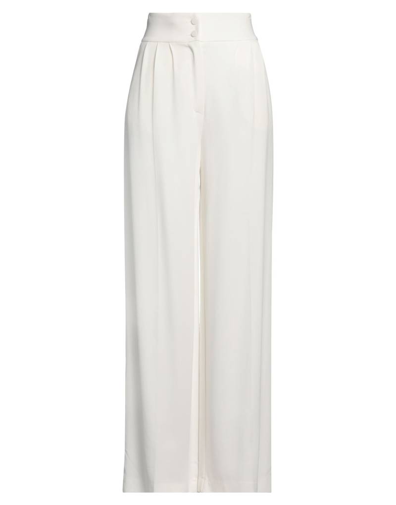 HEBE STUDIO Hose Damen Weiß von HEBE STUDIO