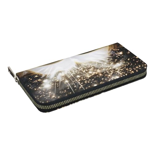 HEBSDFG New York bedruckte lange Geldbörse für Damen und Herren, PU-Leder, Handgeldbörse mit Kartenhalter, Reißverschluss, Magic Book, Einheitsgröße, Casual HEBSDFG New York bedruckte lange Geldbörse für Damen und Herren, PU-Leder, Handgeldbörse mit Kartenhalter, Reißverschluss, Magic Book, Einheitsgröße, Casual von HEBSDFG