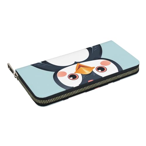 HEBSDFG Viele Hunde bedruckte lange Geldbörse für Damen und Herren aus PU-Leder mit Kartenhalter, Reißverschluss, I Love Pinguine, Einheitsgröße, Casual HEBSDFG Viele Hunde bedruckte lange Geldbörse für Damen und Herren aus PU-Leder mit Kartenhalter, Reißverschluss, I Love Pinguine, Einheitsgröße, Casual von HEBSDFG