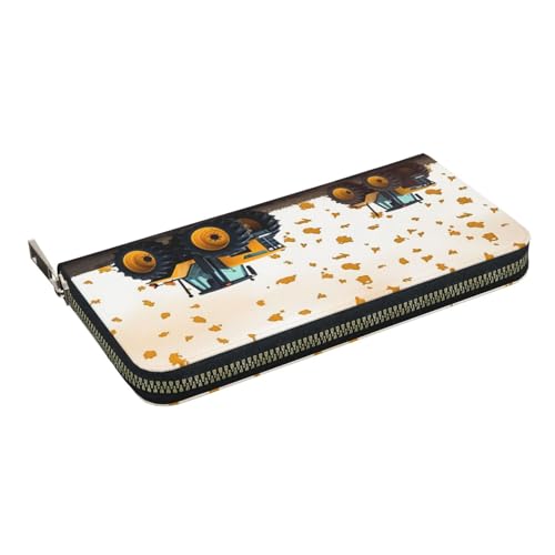 HEBSDFG White Tree Camouflage bedruckte lange Geldbörse für Damen und Herren aus PU-Leder mit Kartenhalter, Reißverschluss, Traktor Landwirtschaft, Einheitsgröße, Casual HEBSDFG White Tree Camouflage bedruckte lange Geldbörse für Damen und Herren aus PU-Leder mit Kartenhalter, Reißverschluss, Traktor Landwirtschaft, Einheitsgröße, Casual von HEBSDFG