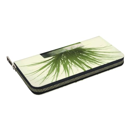 Husky Dog Printed Long Wallet for Men and Women PU Leather Hand Purse with Card Holder, Zipper Closure, Grastopf Blatt, Einheitsgröße, Casual Husky Dog Printed Long Wallet for Men and Women PU Leather Hand Purse with Card Holder, Zipper Closure, Grastopf Blatt, Einheitsgröße, Casual von HEBSDFG