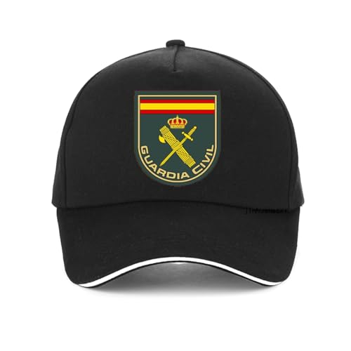 Baseballmütze Unisex Reine Baumwolle Spanien Guardia Civil Symbol Hut Männer Frauen Sommer Visier Baseballkappe Verstellbare Outdoor Snapback Hüte España Hip Hop Mützen Outdoor Geschenk von HEBUOUI