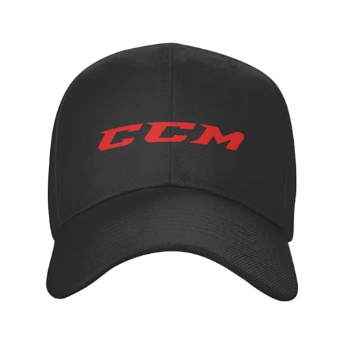 CCM Logo 2024 Mode Baseball Männer Polyester Hüte Verstellbarer Hut Universal Casual Cap Truck Fahrer Hut Beste Freund Geschenke Halloween von HEBUOUI