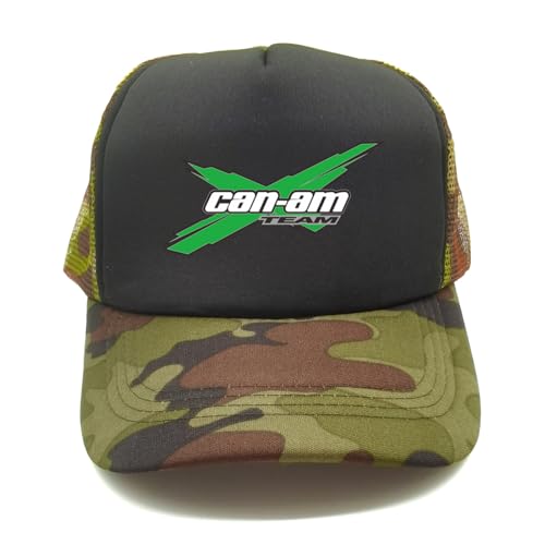 HEBUOUI Baseballmütze für Männer im Freien Can Am Männer Trucker Caps Sommer Can Am Off Road Brp ATV Commander Utv Outlander Hüte Baseballmütze Sommer Outdoor Sonne Mesh Caps Freizeit Geschenk von HEBUOUI