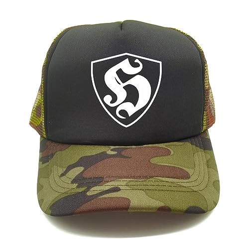 HEBUOUI Baseballmütze für Männer im Freien Fußballer Hooligans Trucker Kappe Sommer Männer Lustiger Hut Baseballkappen Cool Unisex Mesh Net Caps Freizeitgeschenk von HEBUOUI